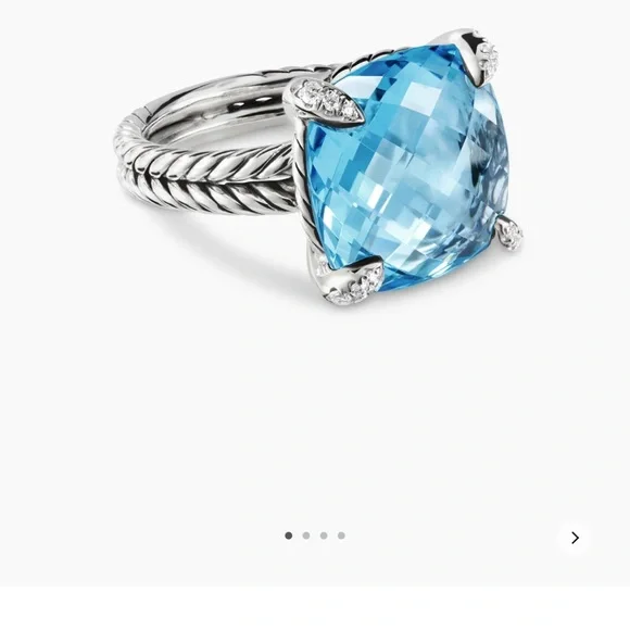 DAVID YURMAN 💙 Authentic Chatelaine® Ring - 14 mm - Picture 4 of 11